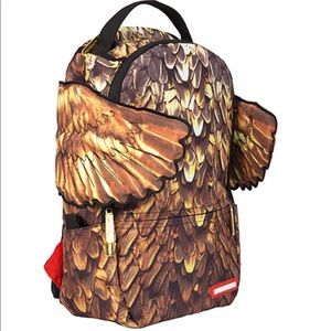 Sprayground Lil Gold Wings Backpack